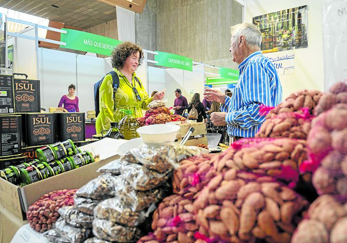 Stand de frutos secos.