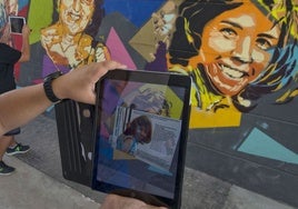 Alumnos emplean tablets durante una actividad escolar.
