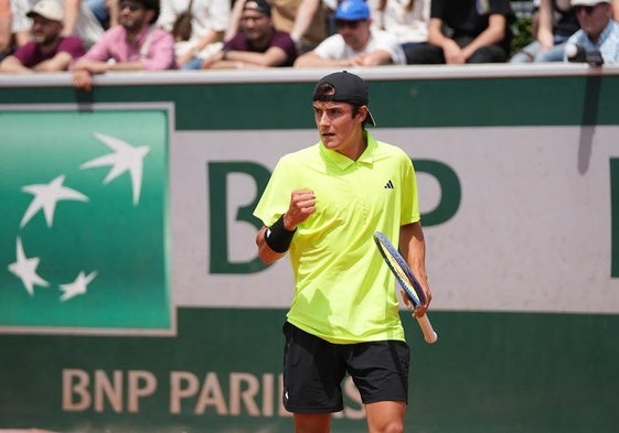 Andrés Santamarta, tenista valenciano y número uno de la categoría junior.