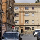 Calle San Rafael, en las Casitas Rosa de la Malvarrosa.