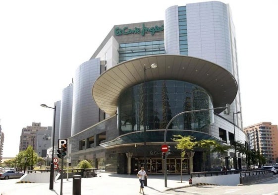 Fachada de El Corte Inglés de la avenida de Francia, en una imagen de archivo