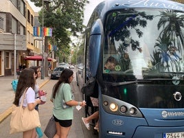 Bus a la playa.