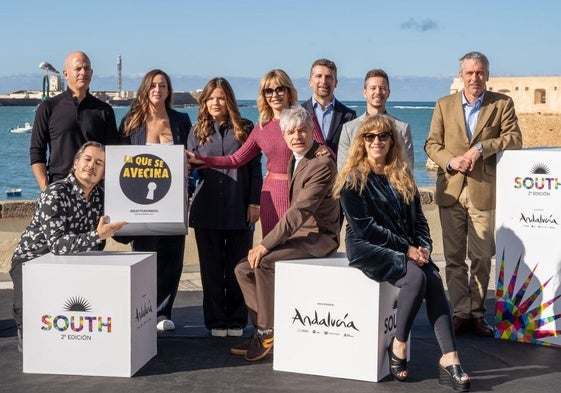 El equipo de 'La que se avecina', en el 'photocall' del South International Series Festival.