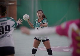 Malena Guerisoli, durante un partido con su antiguo club.