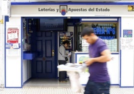 Una administración de Loterías y Apuestas del Estado, en una imagen de archivo.