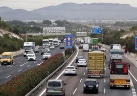 Un tramo del by-pass.