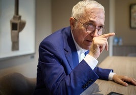 Xavier Sardá, durante la entrevista.