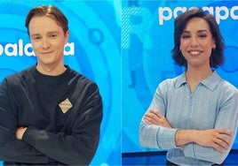 Manu y Rosa, concursantes de 'Pasapalabra'.