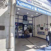 Una administración de Loterías y Apuestas del Estado, en una imagen de archivo.