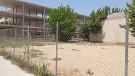 Estado actual de las obras en el IES Rei en Jaume.