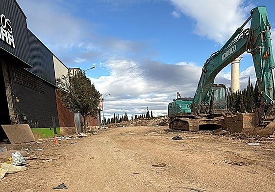 La calle sin urbanizar, en una imagen del pasado febrero.