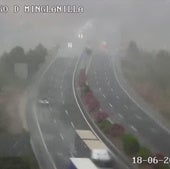 Las tormentas descargan con fuerza y granizo en la provincia de Valencia