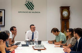 Reunión en la Diputación sobre los accesos.