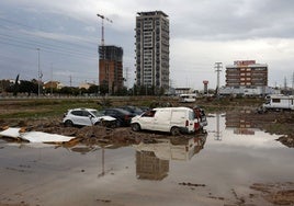 Destrozos de la dana en la pedanía de La Torre.
