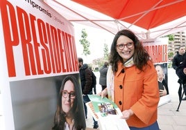 Oltra, en la camapaña electoral de 2019.