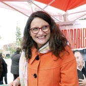 Oltra, en la camapaña electoral de 2019.