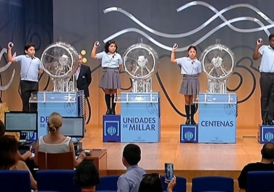 Sorteo de la Lotería Nacional de este sábado.