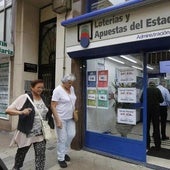 Una administración de Loterías en una imagen de archivo.