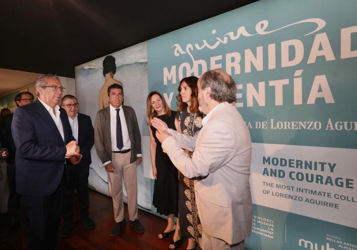 Inauguración de la exposición .