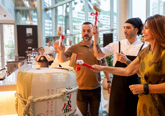 AMAS inaugura espacio en el Diamante Beach Hotel & Spa con una inmersión en la tradición japonesa