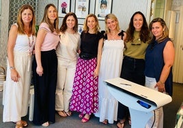 Cristina Campos, Arancha Ramírez, Sara Martínez, Salomé Corell, Rocío Pérez, Paloma Carbonell e Isabel Pérez-Cea.