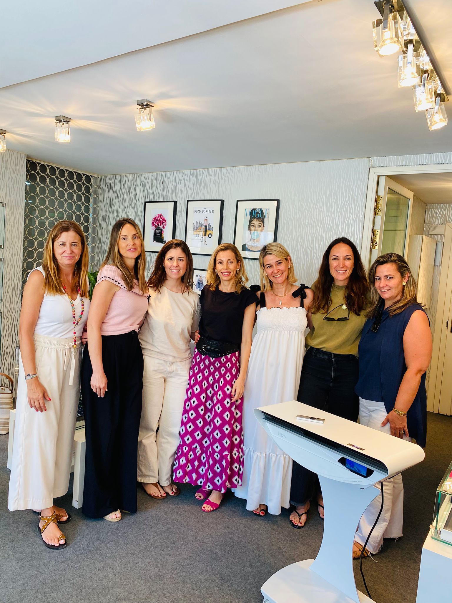Cristina Campos, Arancha Ramírez, Sara Martínez, Salomé Corell, Rocío Pérez, Paloma Carbonell e Isabel Pérez-Cea.