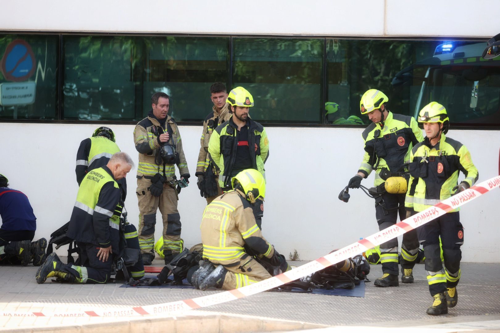 FOTOS | Incendio en el Hospital La Fe de Valencia