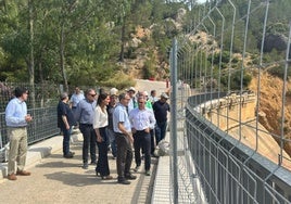 Visita de obras e la presa de Buseo este lunes