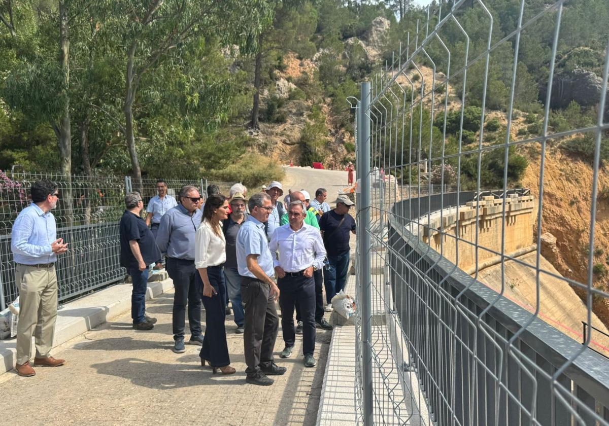 Visita de obras e la presa de Buseo este lunes