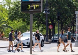El pasado fin de semana los termómetros de la ciudad de Valencia alcanzaron los 37 grados.