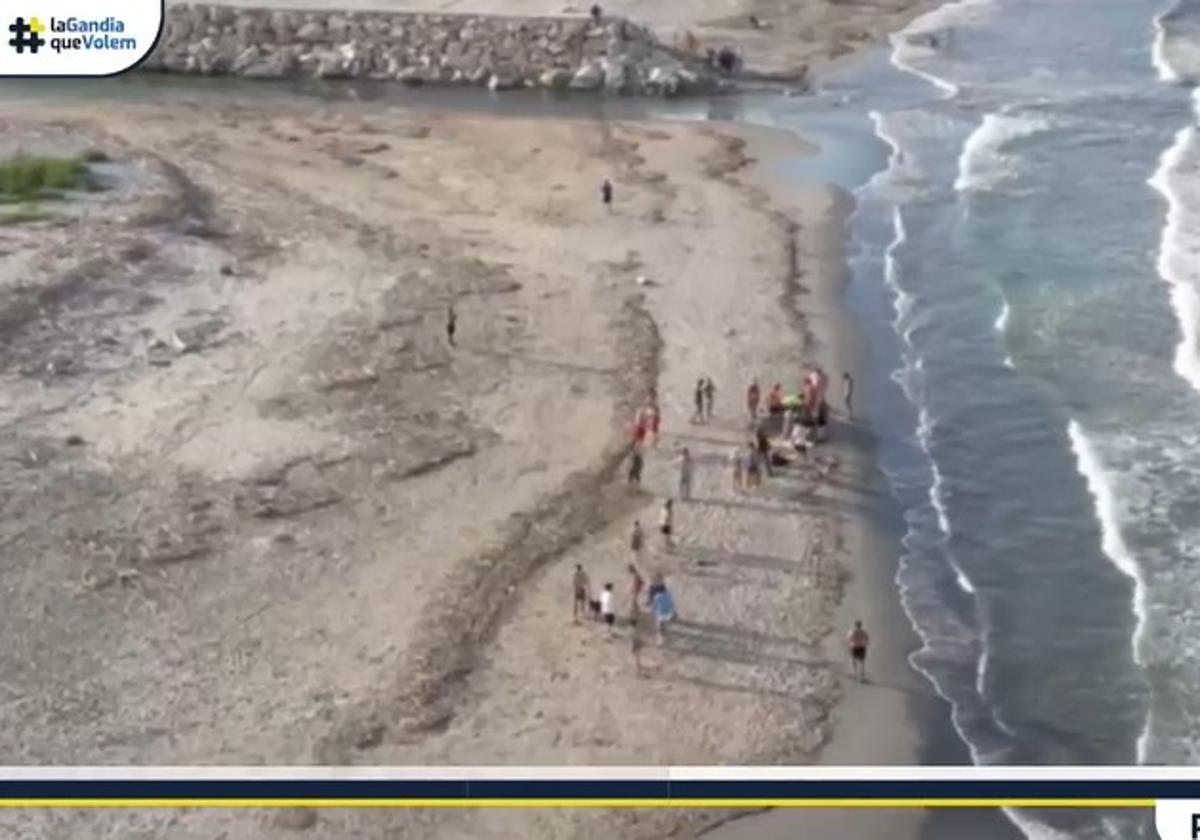 Zona de la playa de Venecia donde se produjo el incidente.