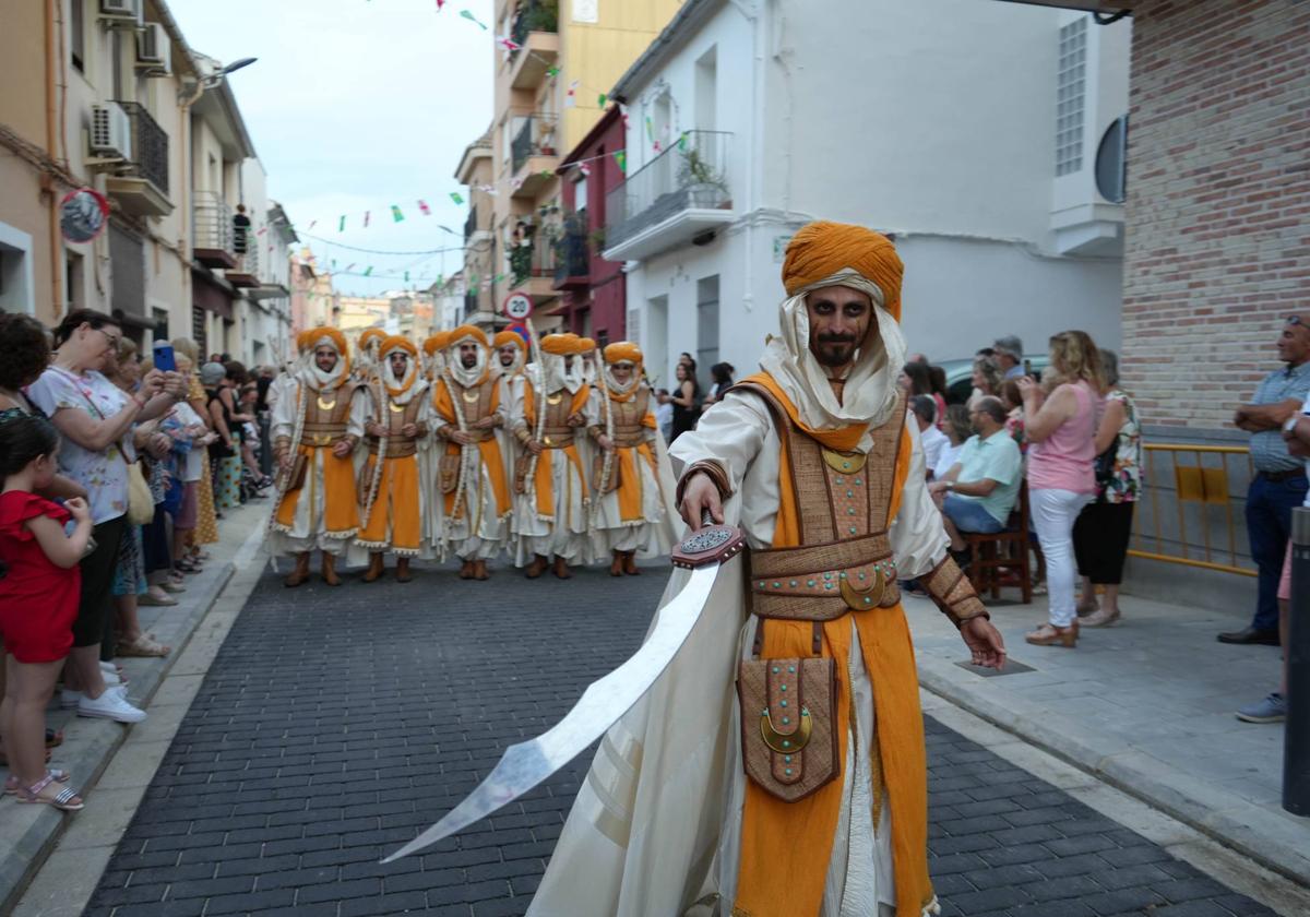 Acto de los Moros y Cristianos de Alberic durante el año pasado.