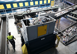 La planta de Alzira en funcionamiento.