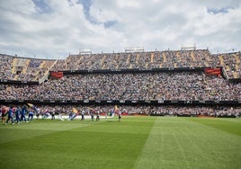 El viejo Mestalla, esta temporada.