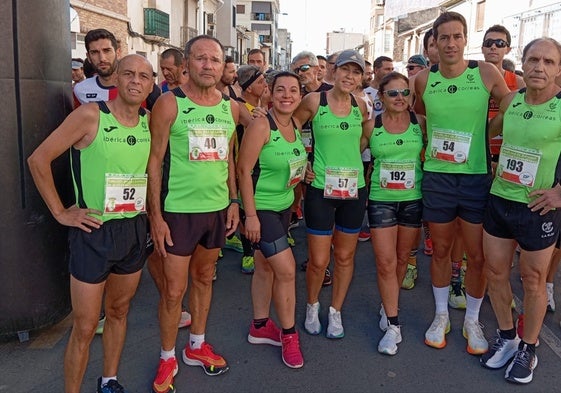 Miembros del Club Atletismo Elda.