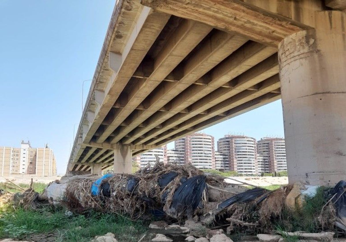 Estado del cauce con vertidos.