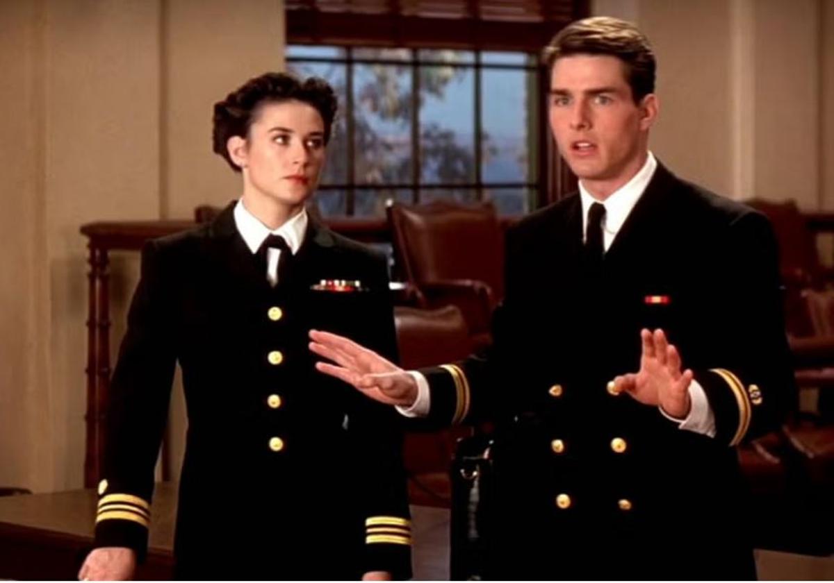 Demi Moore y Tom Cruise.