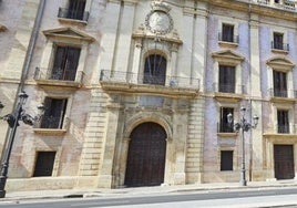 Fachada del Tribunal Superior de Justicia de la Comunitat Valenciana.