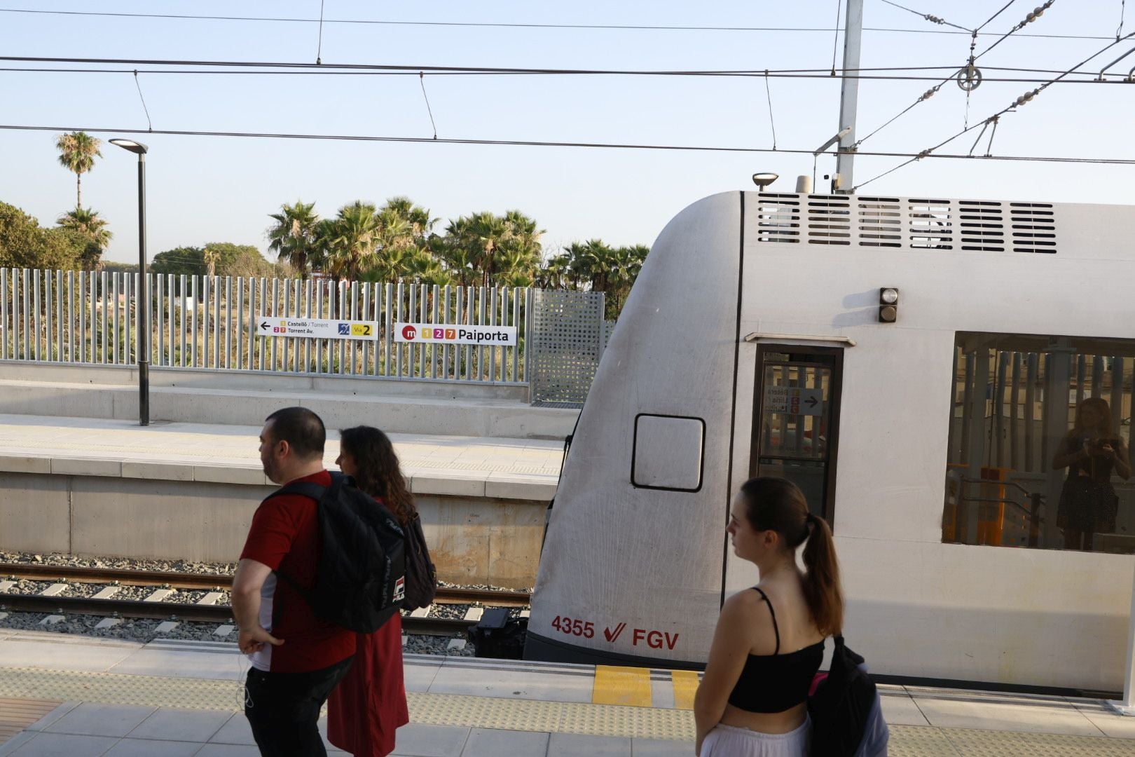 Todas las imágenes de apertura del metro en la zona cero de la dana