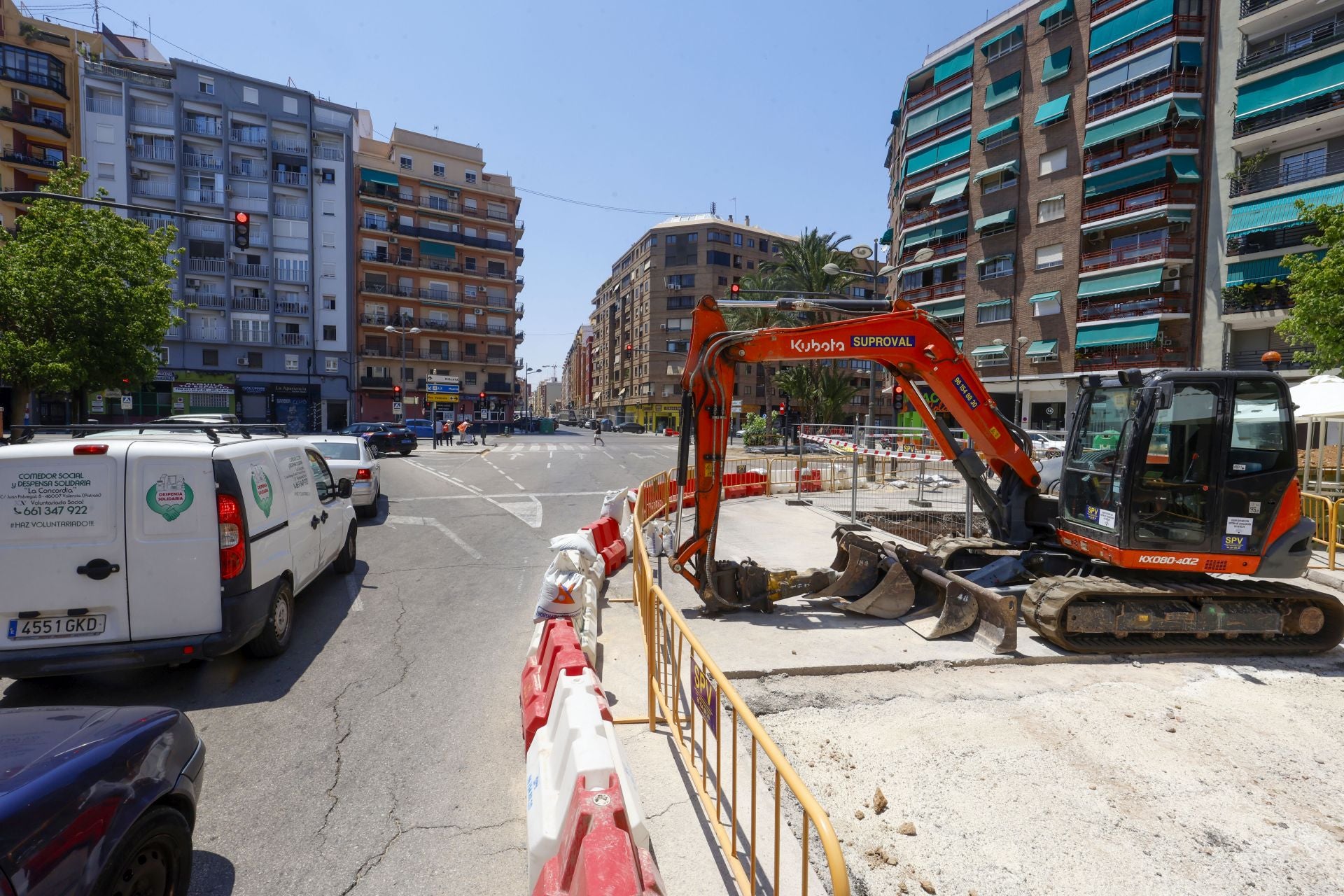 FOTOS | La avenida Pérez Galdós, lista para arrancar las obras de remodelación