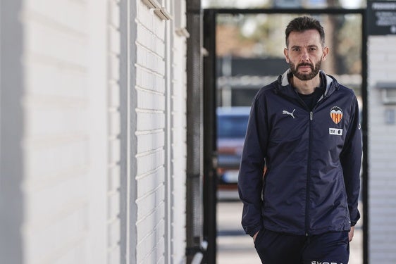 Carlos Corberán, entrenador del Valencia.