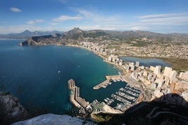 Vista general de Calpe.