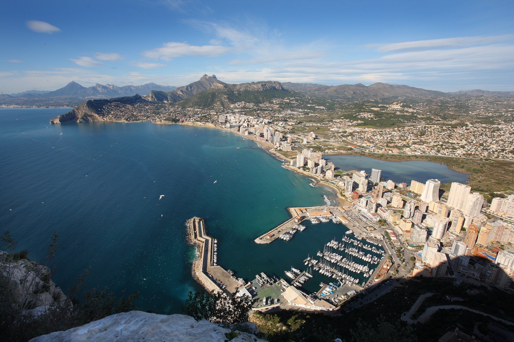 Vista general de Calpe.