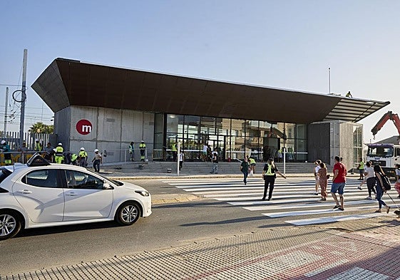 Estación de Paiporta el pasado viernes,.