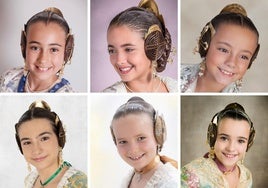 Las primeras candidatas a fallera mayor infantil de Valencia 2026
