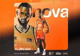 Cartel del anuncio de la renovación de Jean Montero.