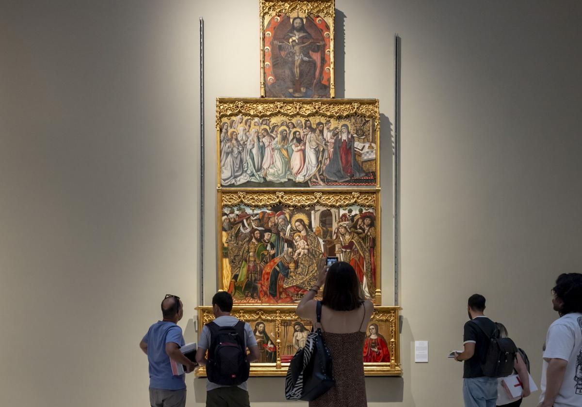 El retablo del Maestro de Perea, en el Museo de Bellas Artes de Valencia.