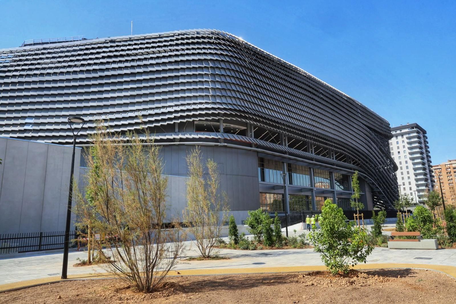 Visita a las obras del parque Roig Arena