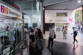 Usuarios del metro.