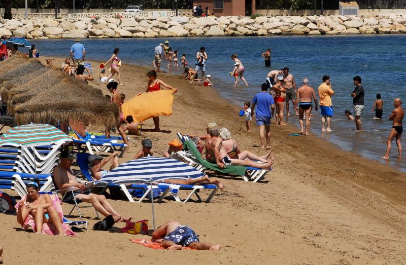 Una de las playas de Dénia.